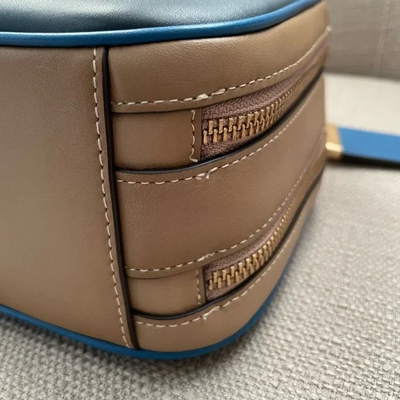 Coach Riley Lunchbox Bag In Colorblock dark denim multi - Picture 8 of 15